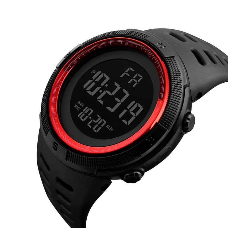Internet Celebrity Style Student Men's Large Screen Sports Multi-Function Fashion Luminous Electronic Watch_voghion.com