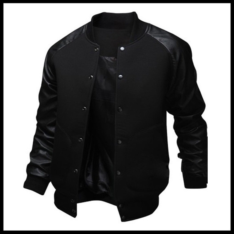 Nova jaqueta patchwork, camisa de beisebol com bolso grande, jaqueta masculina outono/inverno_voghion.com