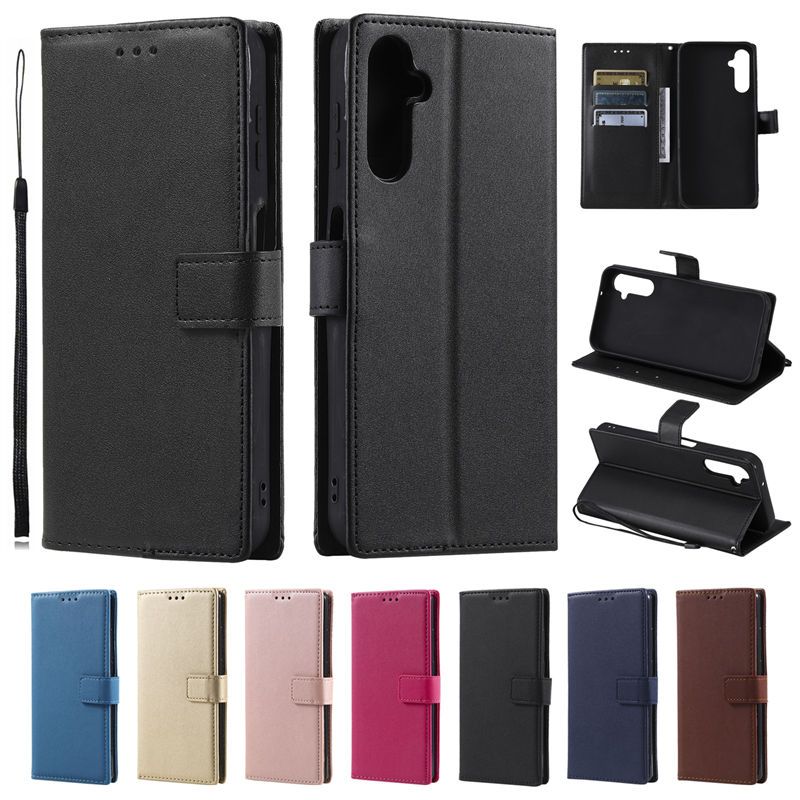 Luxury Wallet Card Flip Leather Case For Samsung Galaxy A14 A34 A54 A50 A51 A70 A71 A10 A20 A30 A40 A21S A31 A73 A13 4G 5G Cover_voghion.com