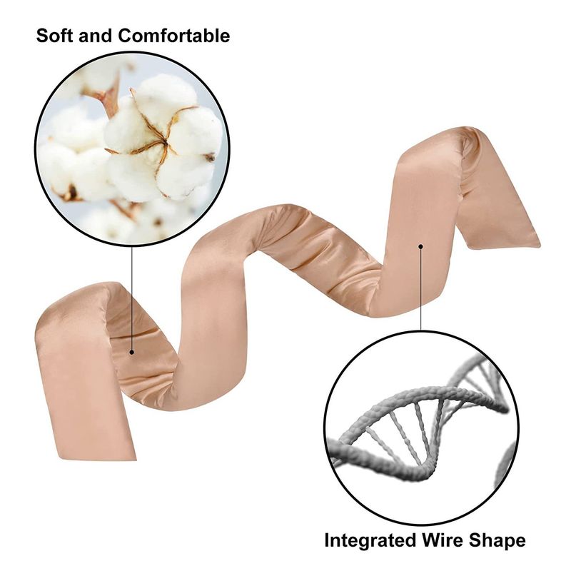 Lazy No-Heat Lockenstab Desinfektionsspray Flasche Satin Baumwolle Lockenwickler Wave Sleep Set Curl_voghion.com