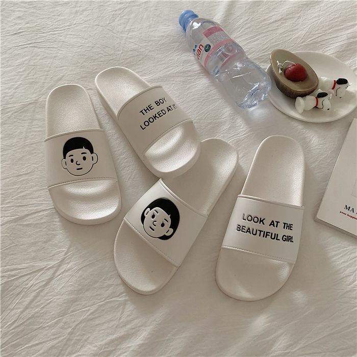 Thin Strip Ins Hong Kong Style Trendy Flats Slippers_voghion.com