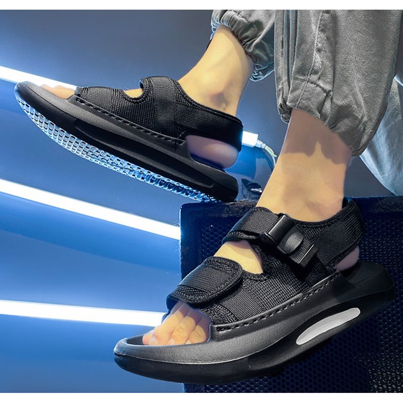 Sandalias de verano para hombre, antideslizantes, resistentes al desgaste, de doble uso, para conducir, informales, para estudiantes, zapatos de playa._voghion.com
