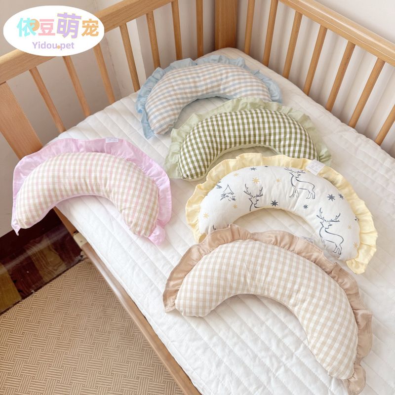 Summer A-Class Pure Cotton Cartoon Bear Dog Bed Cat Neck Support Chin Cushion Hypnosis Pet Pillow_voghion.com