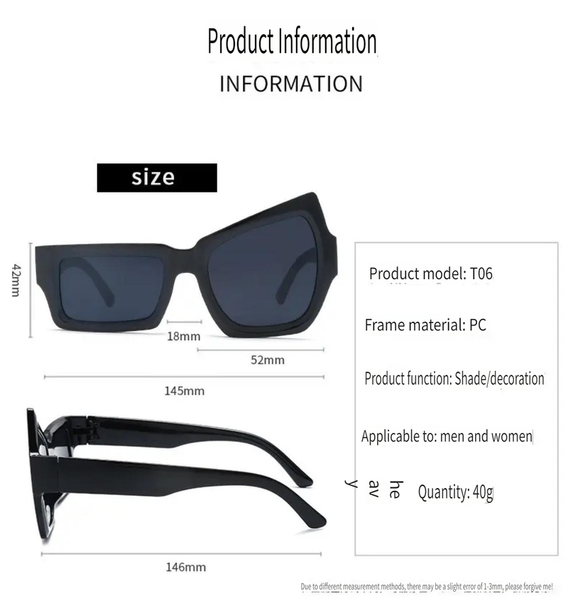 Pie Young, The Same Ins Raises Eyebrows And Is Funny, Irregular Sunglasses, Size Eyes, New Glasses, Glasses._voghion.com