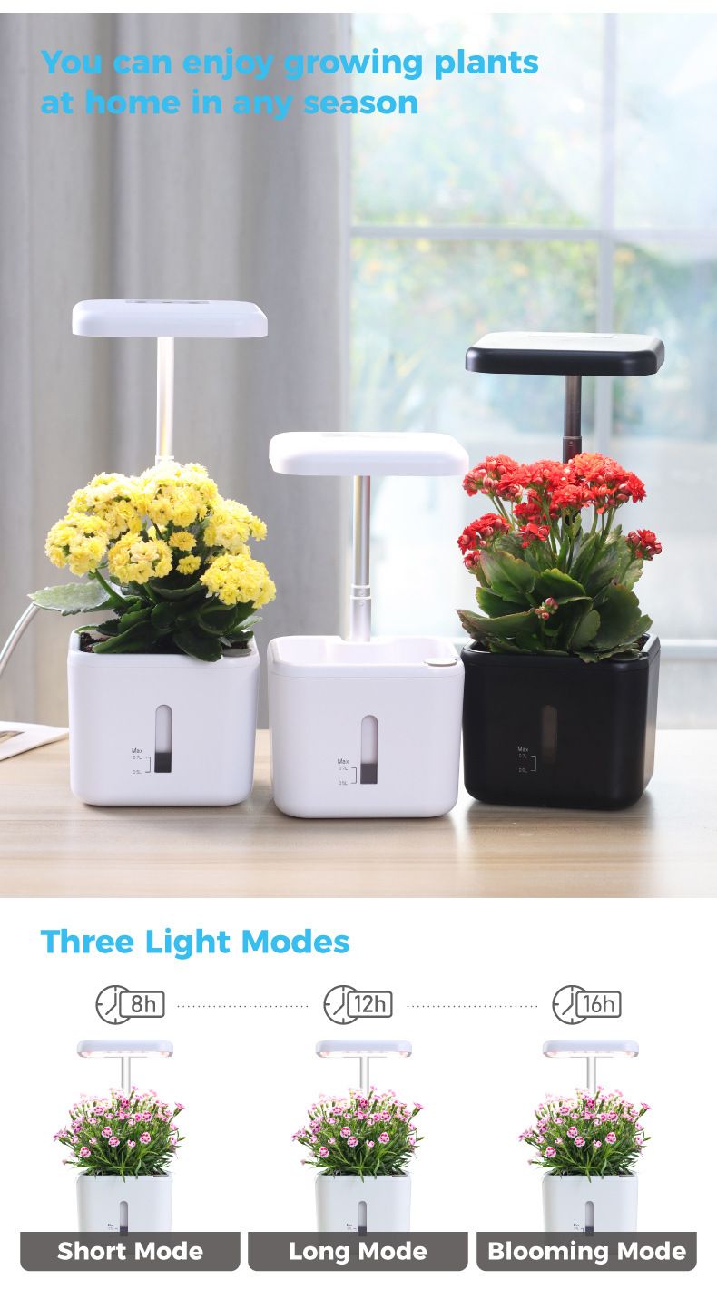 Pametni stroj za sadnju, sadnja sobnih biljaka, svjetlo punog spektra, sadnja povrća, kreativni poklon, poklon_voghion.com