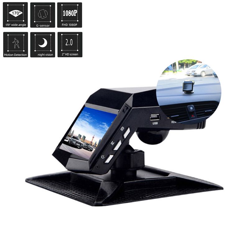 Auto DVR Dash Cam 4k HD 1080P Videorecorder 170 Hoek Nachtzicht Autorecorders Fietsopname Dash Camera Videoregistrator_voghion.com