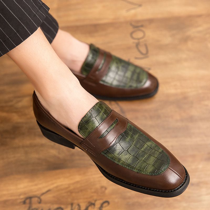 Suitable For All Seasons 2020 Autumn New Men's Formal Business Pointed Toe Casual Leather Large Size Shoes_voghion.com