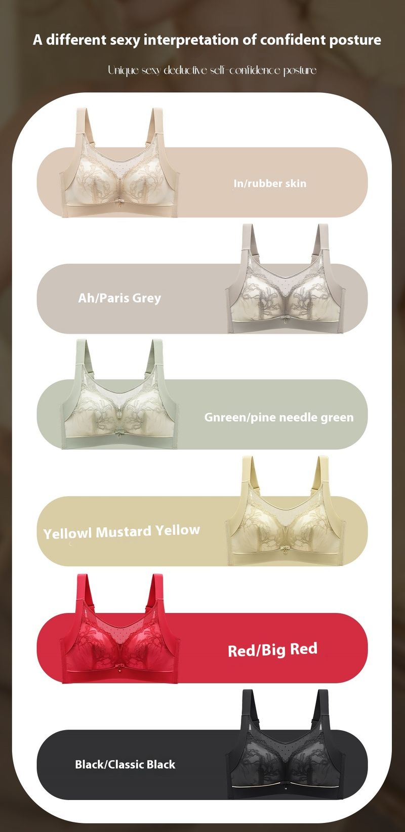 Groot formaat dun verstelbaar type zonder stalen randen, comfortabel ondergoed voor vrouwen, aan de zijkant getailleerd accessoire borsten,_voghion.com