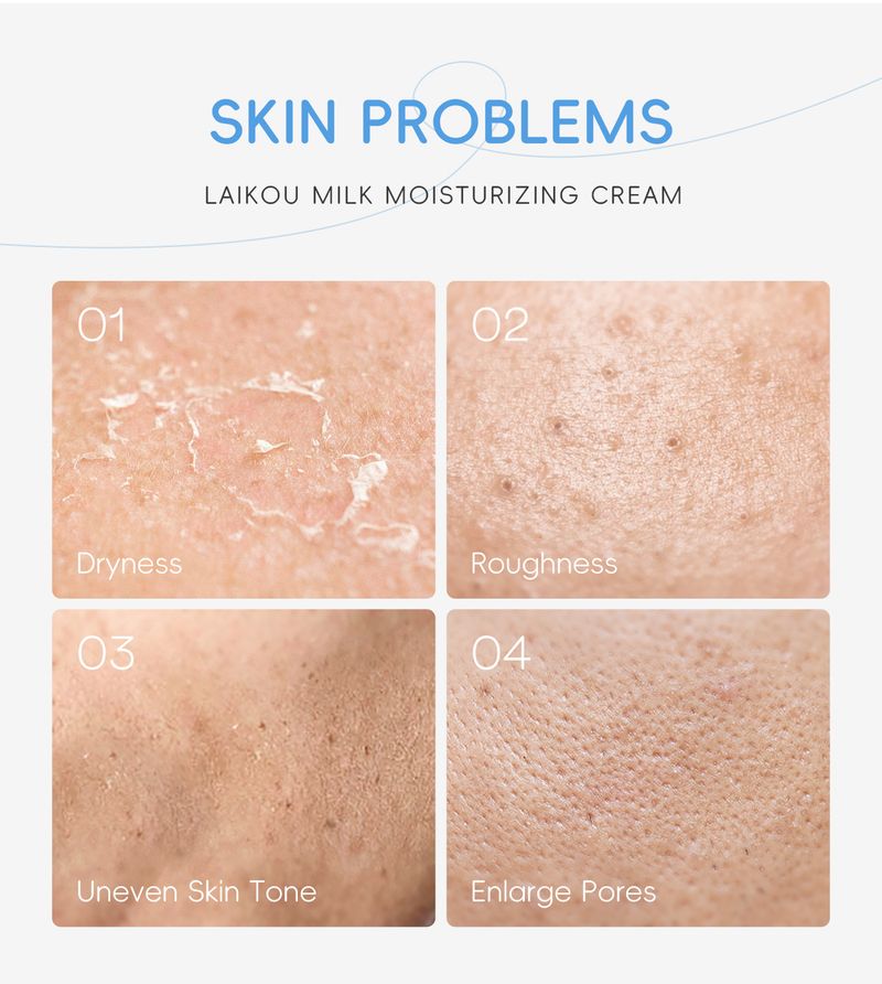 New Product LAIKOU Milk Hydrating Moisturizing Cream 25g Moisturizing Cream One Piece Dropshipping Source_voghion.com