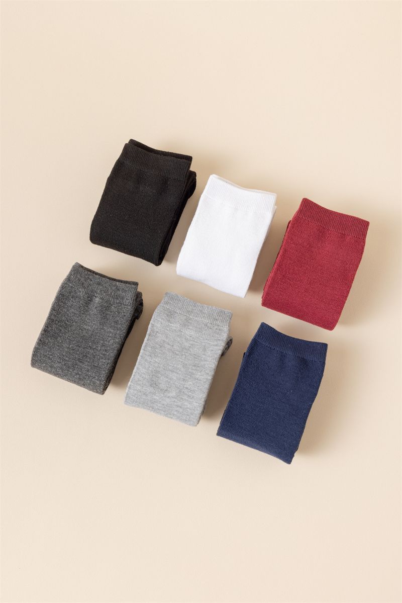 Women's socks women's over-the-knee stockings solid color ins style fashion socks_voghion.com