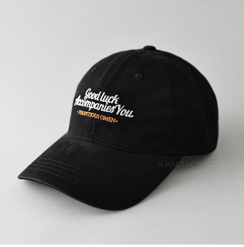 Nuovo berretto da baseball con ricamo retrò, lavato e consumato, cappello da sole casual e versatile per uomini e donne_voghion.com