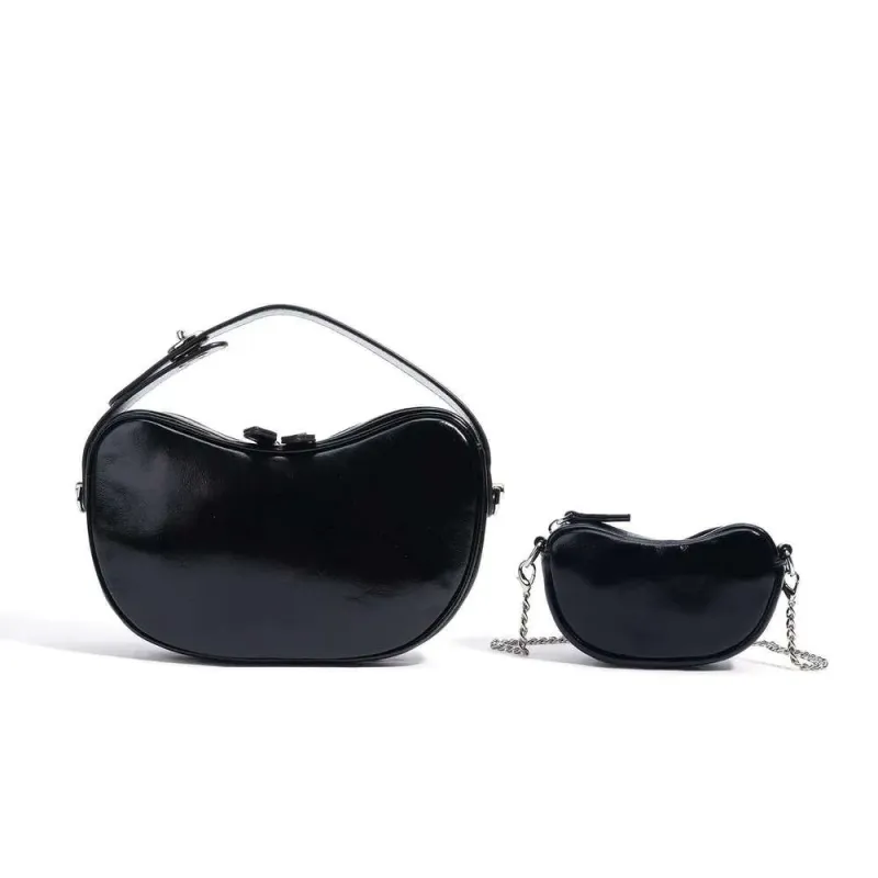 High Quality Designer 2 Pcs Set Women Composite Shoulder 2025 Sheepskin Cashew Handbags Mini Purses Niche Design_voghion.com