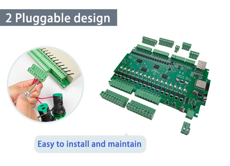 Kincony A16 Tasmota ESPhome Home Assistant Arduino IDE ESP32 Entwicklungsboard MQTT TCP Web HTTP Smart Switch Controller_voghion.com