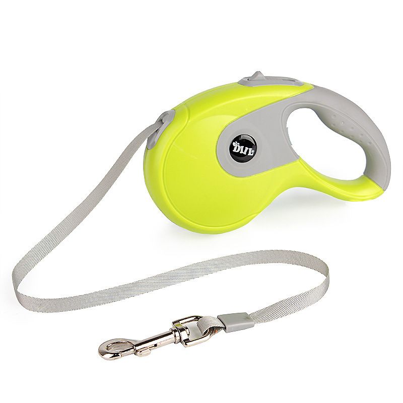 Coleira retrátil automática para passear com cães, corda antiderrapante revestida de borracha, suprimentos para animais de estimação ao ar livre para cães pequenos e médios_voghion.com