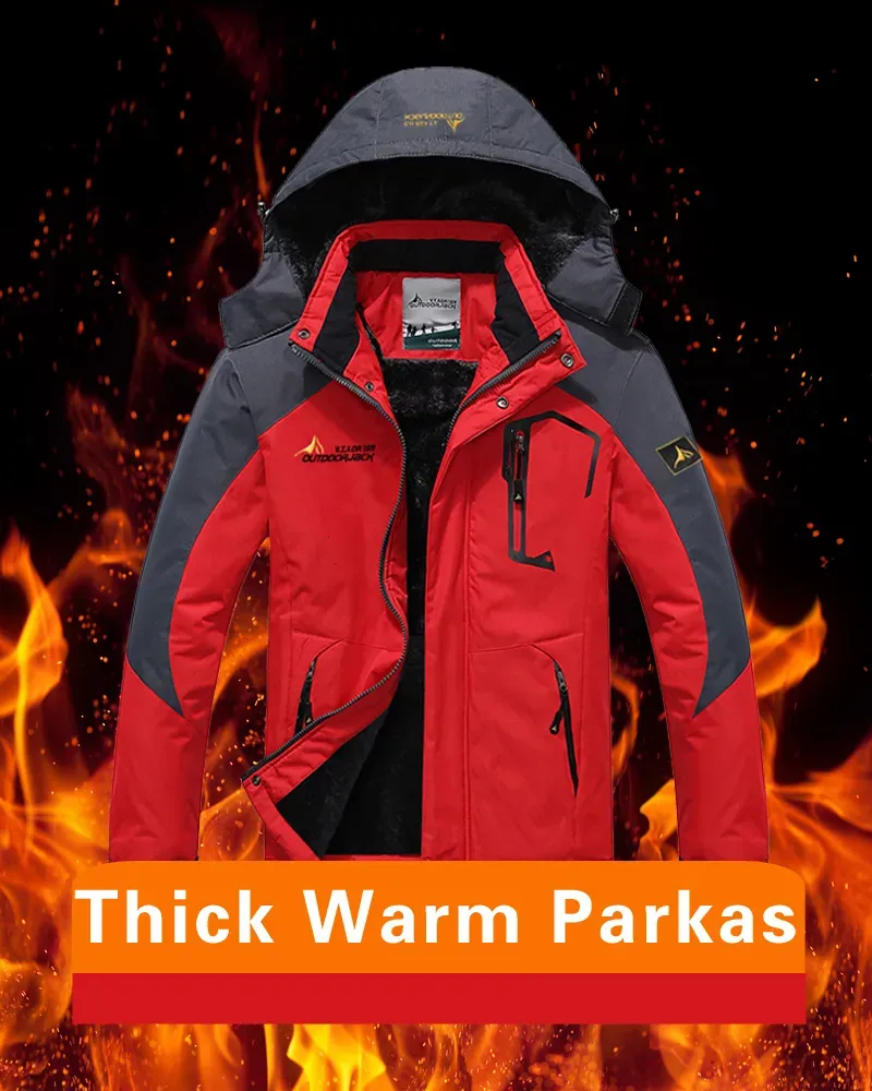 Winter Pants Men Ski Suit Set: Thickened Fleece Snowboard Jacket And Pants, Waterproof Windproof Snow Suits For Outdoor_voghion.com