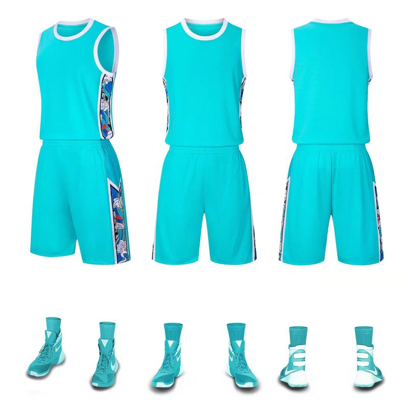 A83 basketballdragtsæt til børn, voksne, børnetøj, herretrykt størrelse, konkurrencetræningshold, spiller_voghion.com