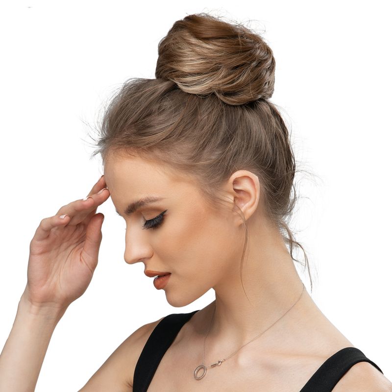 parrucca da donna con coulisse, fibbia, testa a sfera, parrucca, borsa per capelli, borsa per capelli taoista, anello per capelli_voghion.com