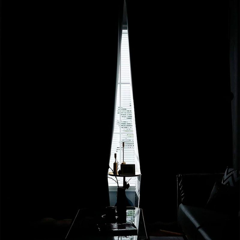 Outdoor Waterproof Curtains Full Blackout Perforated Finished Curtains_voghion.com