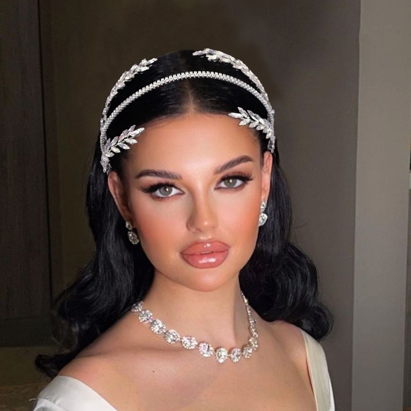 Copricapo fatto a mano con strass, accessori per abiti da sposa, linea di cerchietti con diamanti, artigli e accessori per capelli con diamanti._voghion.com