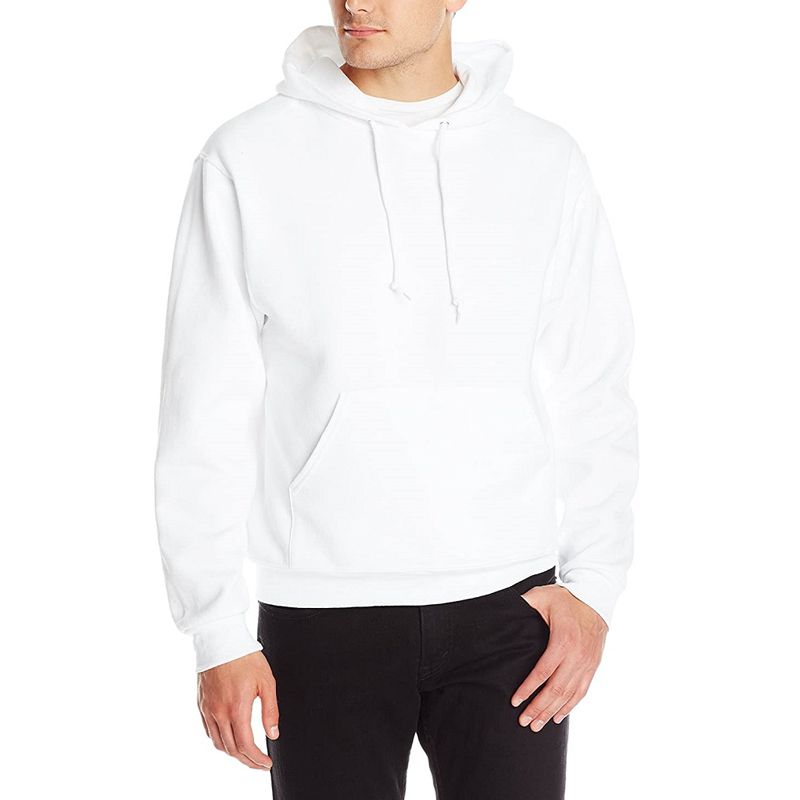 Lockerer Herrenpullover Einfarbiger Kapuzenpullover für Jugendliche_voghion.com