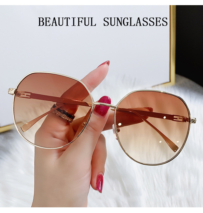 2023 sonnenbrille Frauen Runde Mode Gläser Vintage Übergroßen Shades Lunette De Soleil Femme Gafas De Sol Mujer Lentes_voghion.com