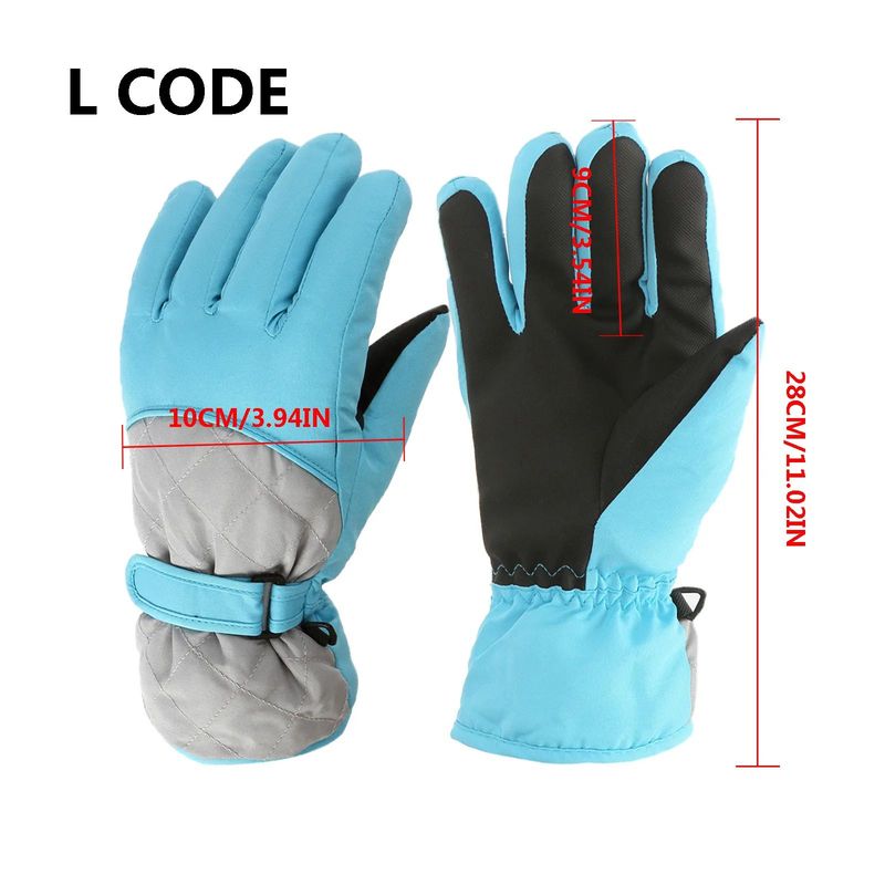 Guantes de invierno para niños y niñas, nuevos y a la moda, cálidos, resistentes al viento, impermeables, gruesos, para mantener los dedos calientes_voghion.com