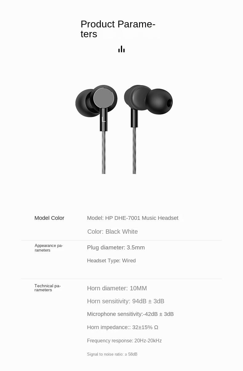 HP-7001 fülbe helyezhető vezetékes gamer chicken headset mikrofonnal, kiváló minőségű fejhallgatóval_voghion.com