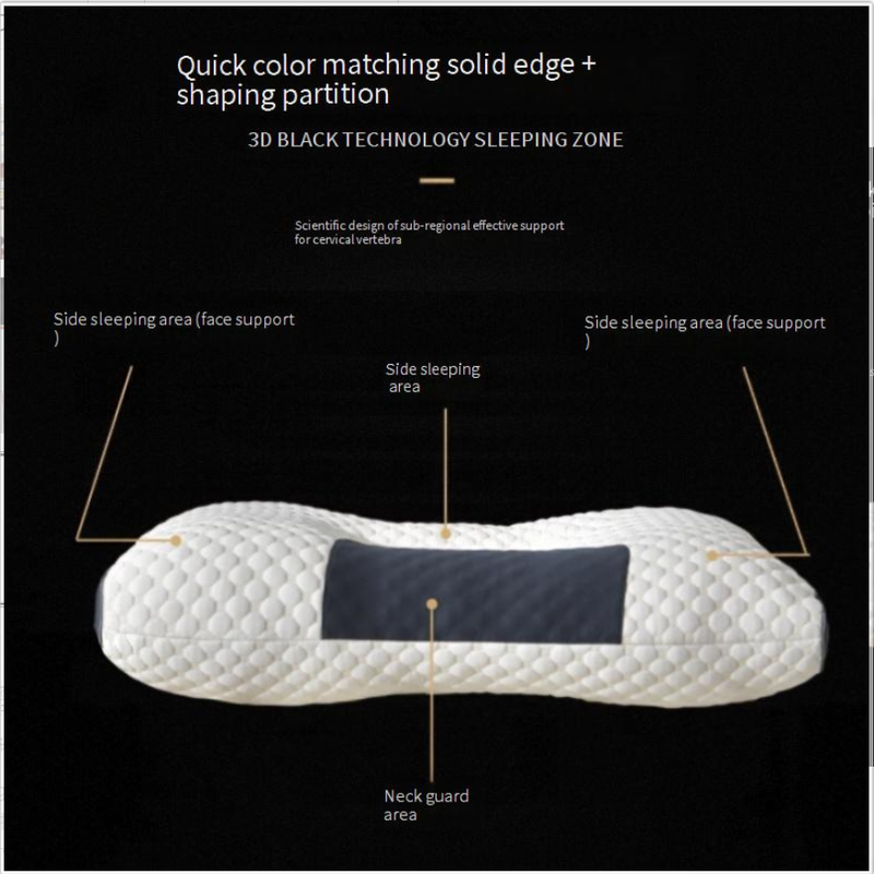 Home Furniture massage pillow does not collapse to protect the cervical vertebra pillow core dormitory home a single double memory pillow core a pair_voghion.com