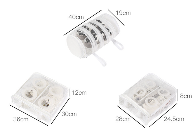 Washing Machine Cleaning Bag Anti Deformation Shoe Cover Mesh Bag Shoe Bag Household Lazy Special Cleaning Bag Can Hang Drying Shoe Bag_voghion.com