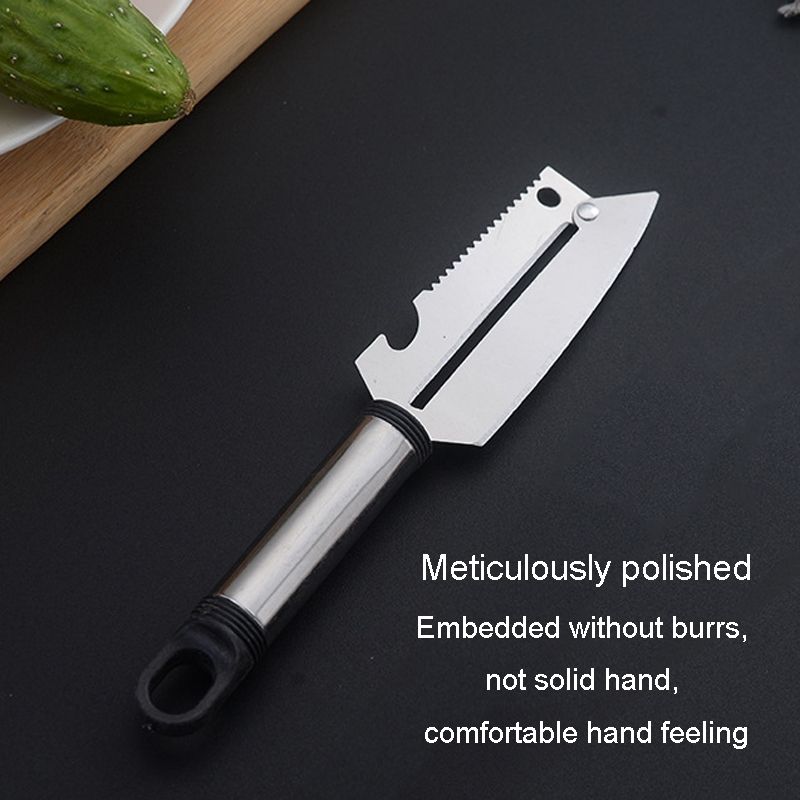 Multifunctional Household Fruit And Vegetable Scraper Bottle Opener_voghion.com