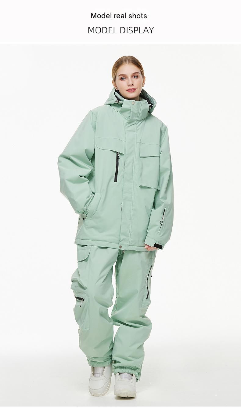 NOKO-Men's And Women's Ski Suit Sets For The Winter. Waterproof And Warm Snowboard Jackets._voghion.com