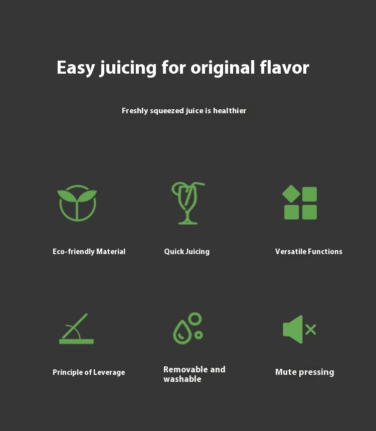 Manual Multi-Purpose Juicer - Compact Plastic Fruit Press For Citrus, Berries & Soft Fruits - Lightweight & Portable_voghion.com