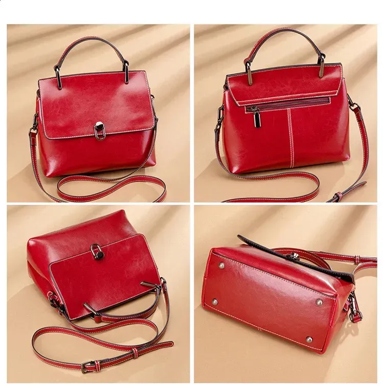 Toptrends Vintage Vera Pelle Tracolla Larga Borse a Tracolla per Donna Trend Er Borse da Donna con Manico Corto_voghion.com