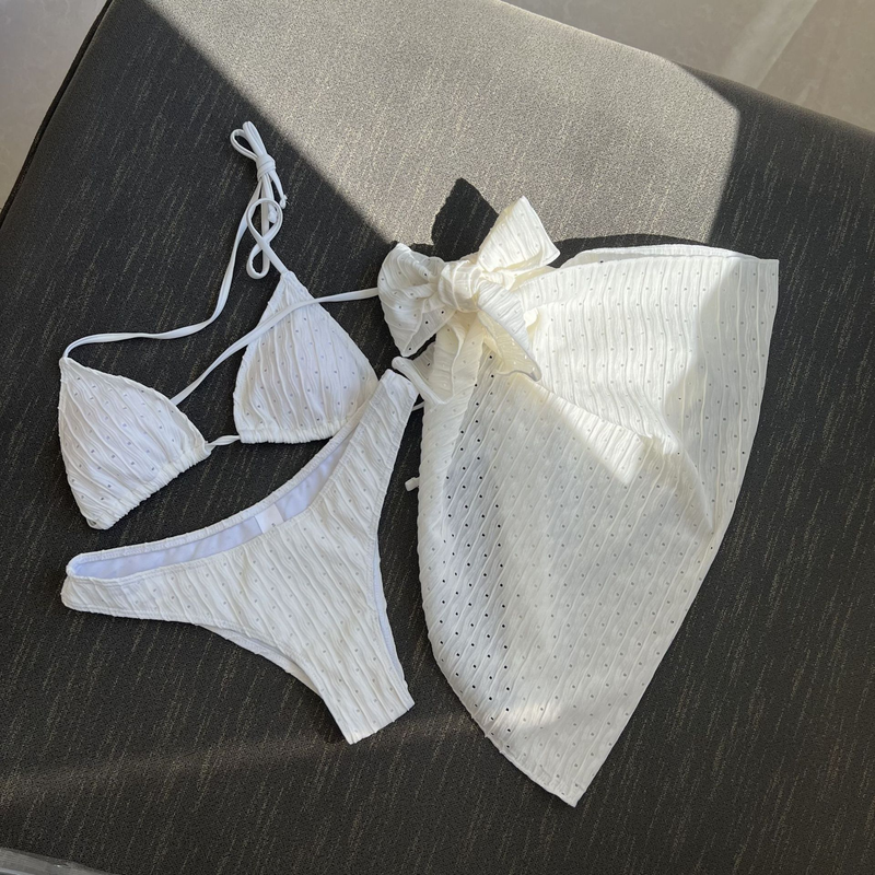Women's new triangle bag bikini swimsuit_voghion.com