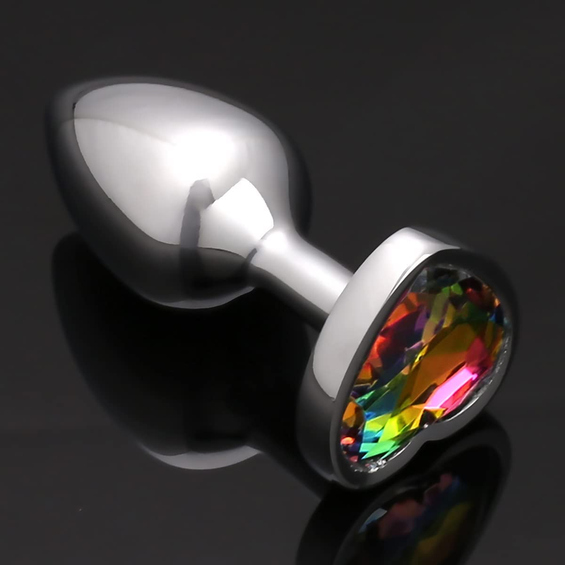 Edelstahl 2,8 CM Anal Plug Herz Metall Butt Plug Sex Spielzeug für Frauen Mann Wasserdicht Schmuck Perlen Erwachsene_voghion.com