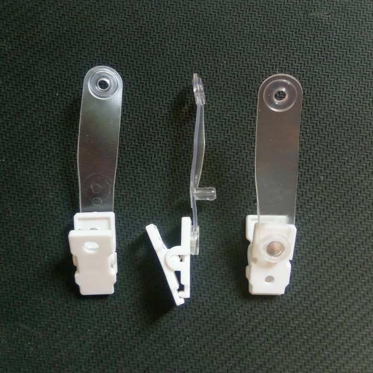 Flexible PP plastic breastplate shell horizontal plastic employee label cover non-fragile card easy to print_voghion.com