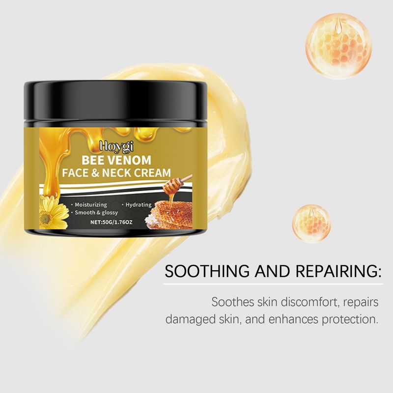 HOYGI Bee Venom Firming Moisturizing Voedt de huid mild, hydrateert en verheldert Dagelijkse huidverzorging Gezichtscrème_voghion.com