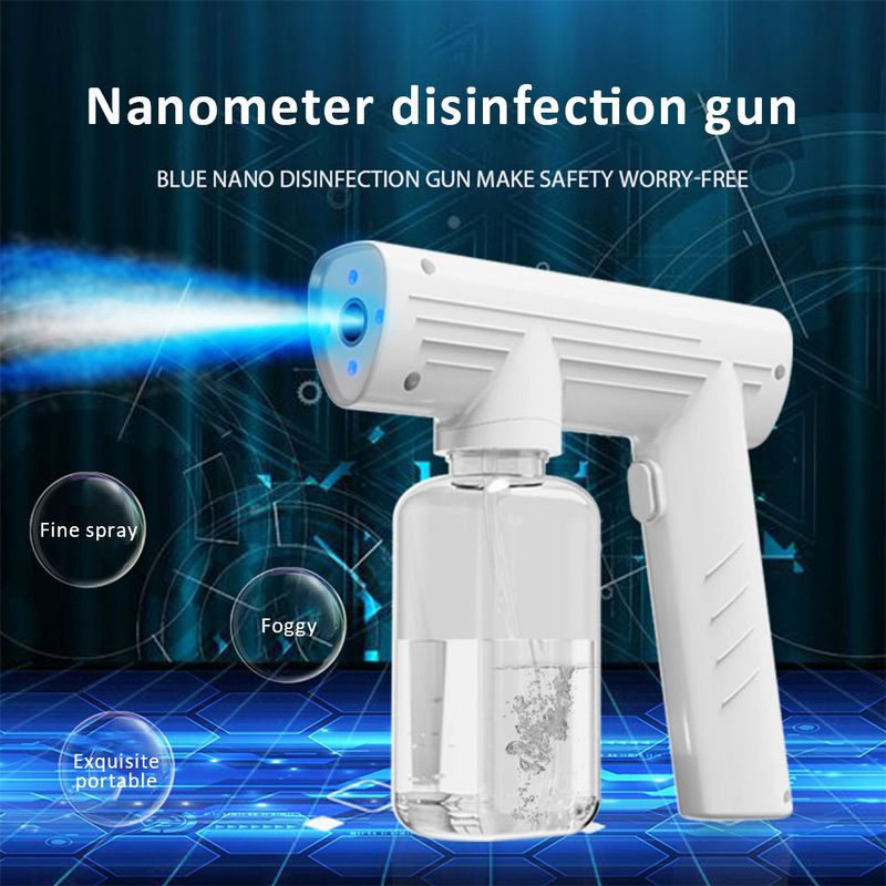 300 ml rokas izsmidzināšanas pistole Nano miglas smidzinātājs sanitizējošais līdzeklis bezvada elektrisks ULV miglotājs biroja dārza smidzinātājam_voghion.com