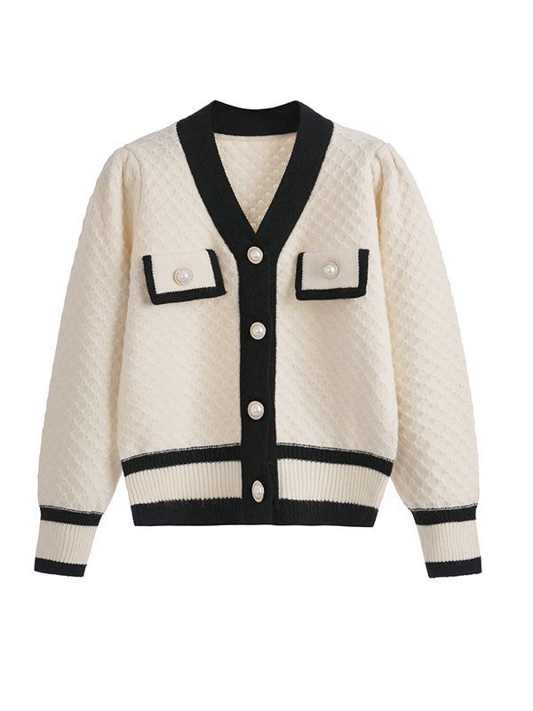 Dameklær Høst- og vinterdresser for kvinner Ny stil dameklær Genser Høy midje Bukser med brede ben Todelt dress_voghion.com