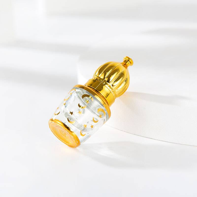 Perfume Accessories 6ML Star Moon Square Perfume Bottle Glass Perfume Ball Bottle Gilded Portable Cosmetics Bottle_voghion.com