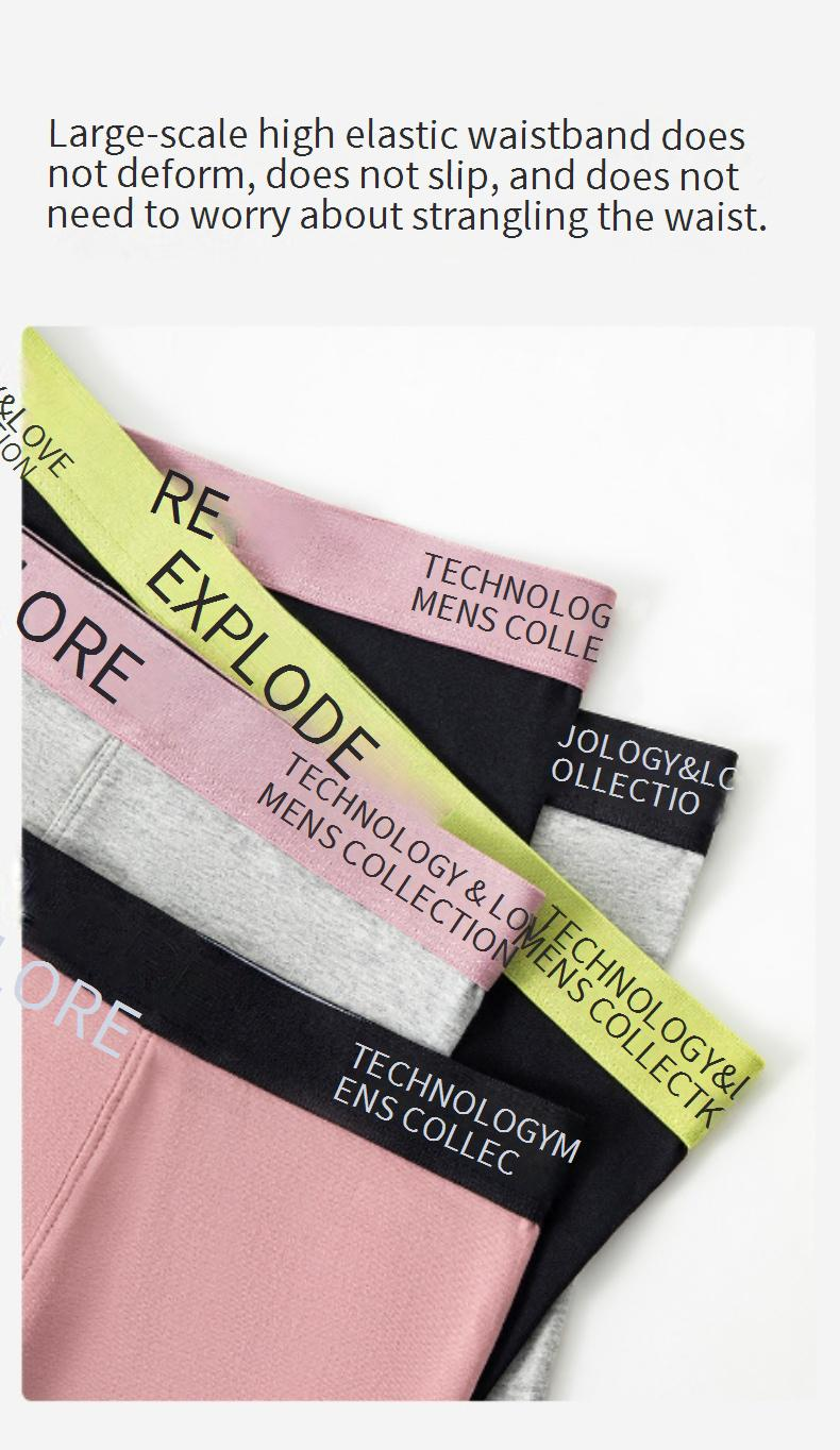 Intimo da uomo in puro cotone tipo A, boxer da ragazzo in puro cotone rosa_voghion.com