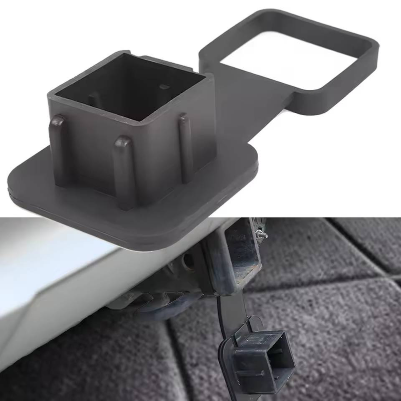 Couvercle de prise de voiture, crochet anti-poussière, bouche carrée, couvercle de protection pour récepteurs de 2 pouces, couvercles en caoutchouc pour attelage de remorquage_voghion.com