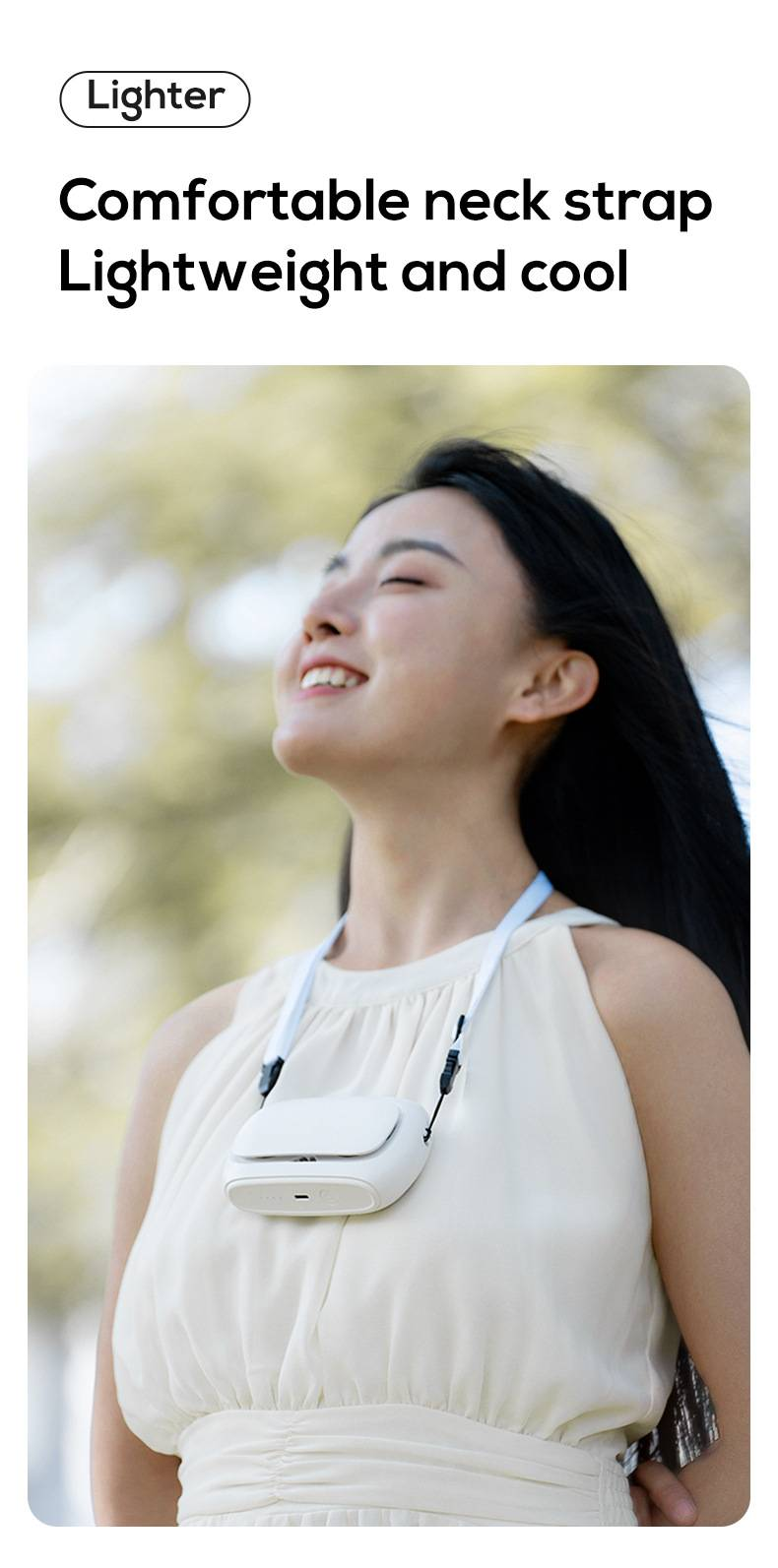 New Outdoor Portable Desktop USB Charging Handheld Neck Fan_voghion.com