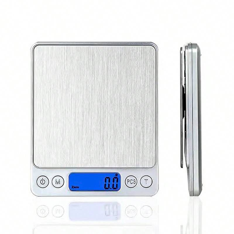 Bilancia elettronica multifunzionale, conversione unità di misura con un solo tocco, adatta per cucinare, attività all'aperto, ecc. - La confezione non include le batterie._voghion.com