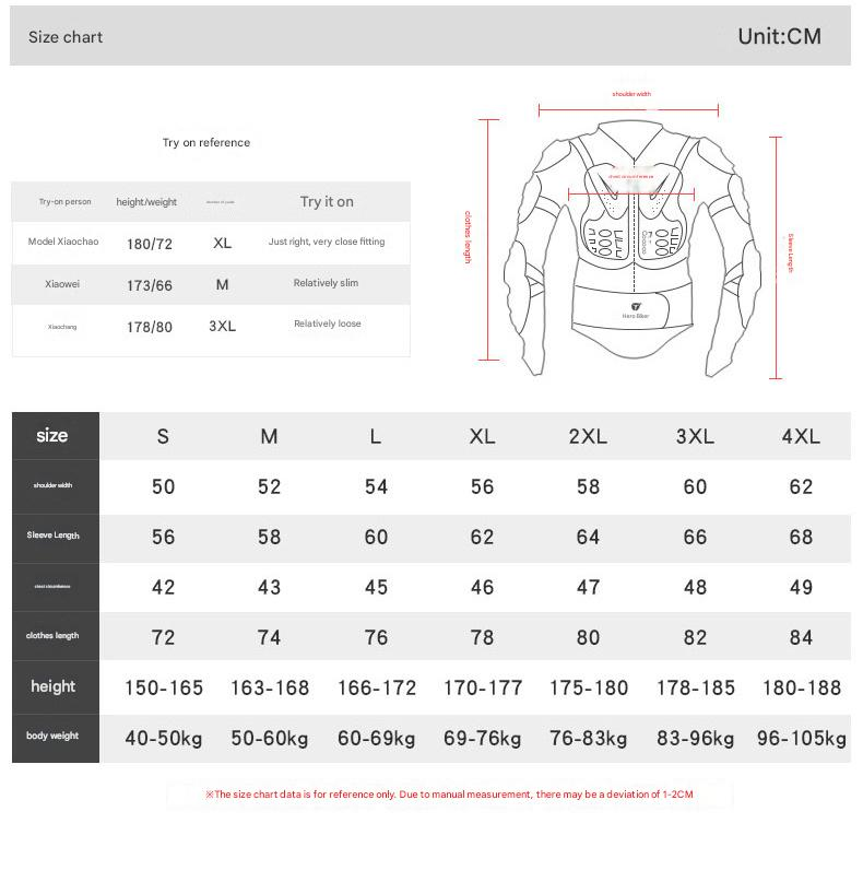 NOKO-Motorcycle Protective Armor, Off-road Riding Anti-fall Leggings, Elbow Pads, And Chest Guards._voghion.com