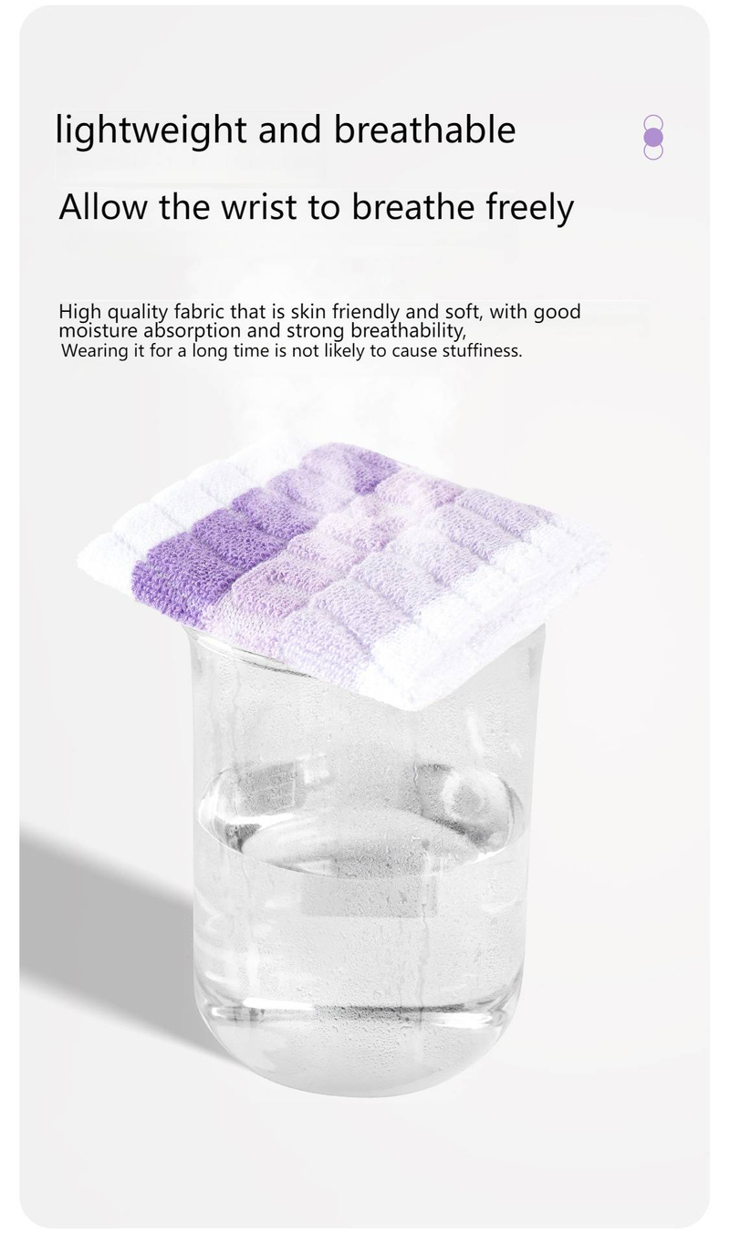 Sports Wrist Brace For Men & Women - Breathable Cotton Support For Basketball, Badminton, Gym, Tendonitis & Sweat Absorption_voghion.com