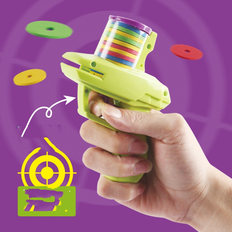 Children's Soft Dart Gun Toy Radish Gun Frisbee Flying Saucer Semi-automatic Rifle Radish Knife Boys And Girls Intelligence_voghion.com