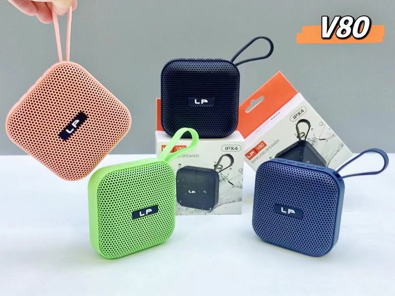 Nieuwe LP-V80 Bluetooth-luidspreker, draagbare radiokaartinvoeging, waterdichte subwoofer voor buiten, geschenkluidspreker_voghion.com