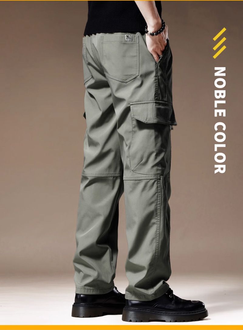 Taktische Cargohose für Herren – Wasserdichte und strapazierfähige Arbeitskleidung mit mehreren Taschen | Gerade Passform | Lockerer Tragekomfort_voghion.com