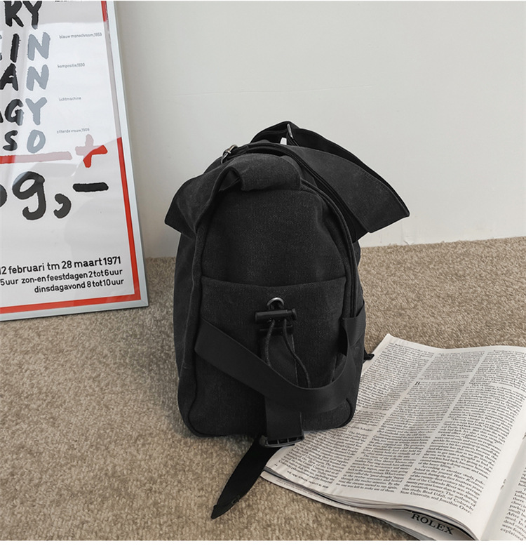 Plátěná crossbody taška s velkou kapacitou, jednoduchá taška přes rameno, ležérní studentská taška, batoh pro muže, taška přes rameno_voghion.com